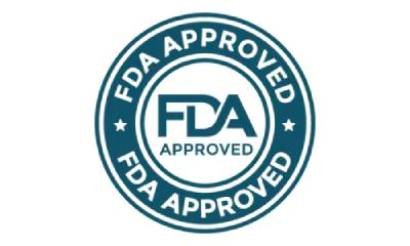 FDA certification seal ensuring clinically tested and trusted formulation
